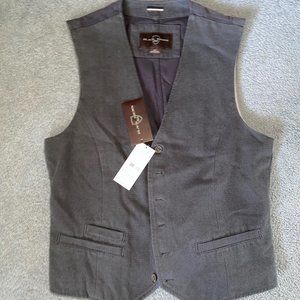 Black Brown 1826 Men's Slate Waistcoat Vest